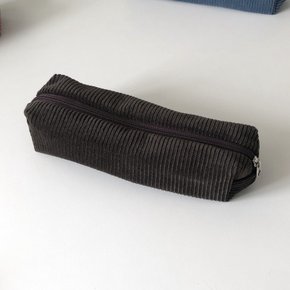 프루트 브라운 골덴 필통(Fruit brown corduroy pencil case)