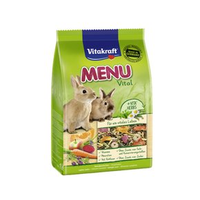 비타크래프트 메뉴 바이탈 토끼사료 500g 먹이 간식 소동물 사료