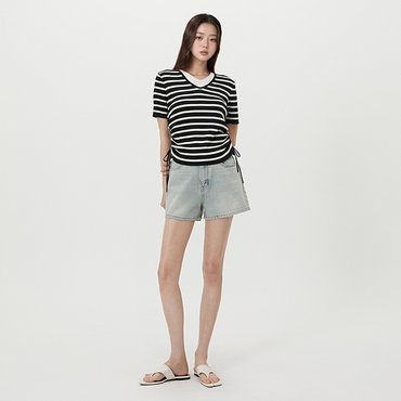 LAP 빈티지 원싱 미니 데님쇼츠 AR2DP580