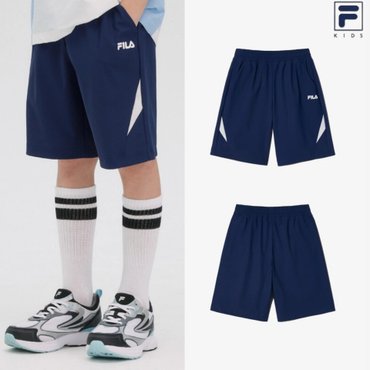 휠라키즈 [20%할인]●25 휠라키즈 트리코트 5부 팬츠 (FK2FPH2503M_NAY)