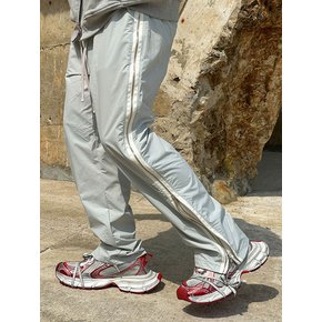 NYLON TWIN SIDE LINE ZIPPER PANTS (SODA)