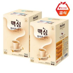 맥심 화이트골드 커피믹스 210T x2개