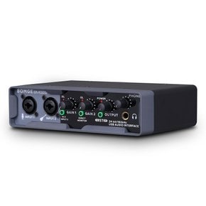 BOMGE USB (24  192 kHz), XLR, PC 오디오 인터페이스 비트 팬텀 전원, 직접 모니터링, 녹음,