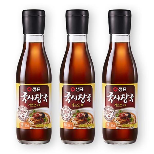 샘표 국시장국 가쓰오국물 350ML x 3개(1)