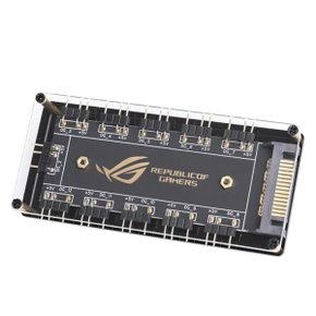 10 ARGB 팬 허브 SATA POWER LOGIC 5V 3PIN 확장 스플리터 PC 컴퓨터 데스크탑 전자
