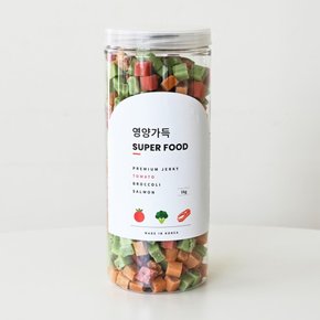 영양가득 져키 1kg 강아지간식 애견간식 칭찬 훈련용