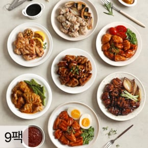 닭신 고단백 오븐구이 소스 닭가슴살 양념치킨맛 외 9종 9팩 / 국내산 냉장육 저당소스