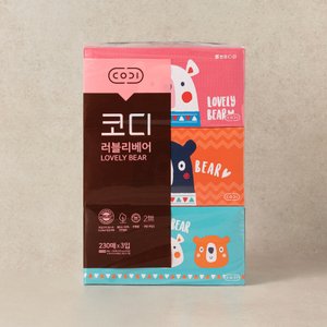 코디 러블리 베어 230매*3개