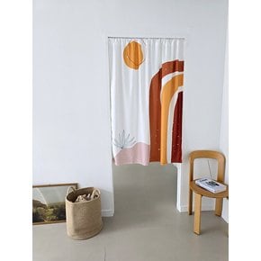 선데이 무드 아트 바란스 커튼