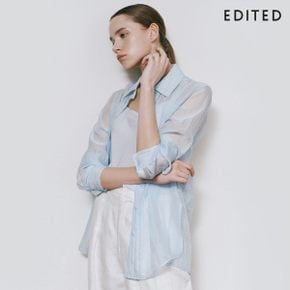 [25SS 최신상] 에디티드 크링클 시어 셔츠 4pcs (셔츠2+나시2)