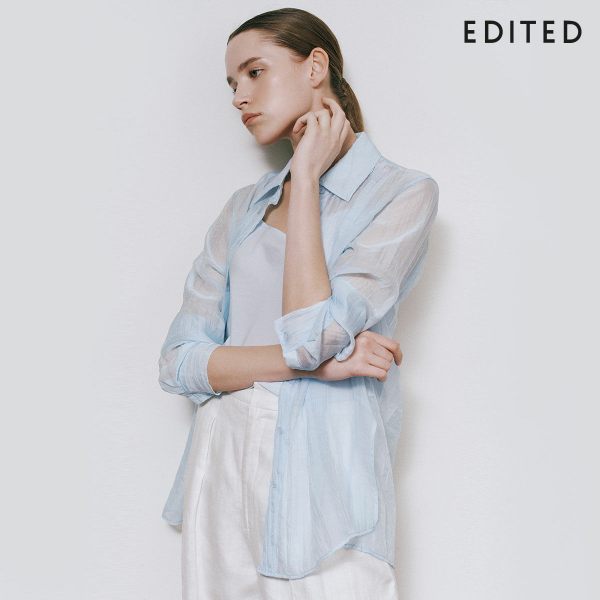 [25SS 최신상] 에디티드 크링클 시어 셔츠 4pcs (셔츠2+나시2)