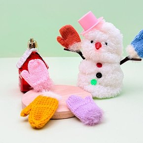 아트박스/토단 다용도 패브릭 꾸미기 팬던트 - 털장갑
