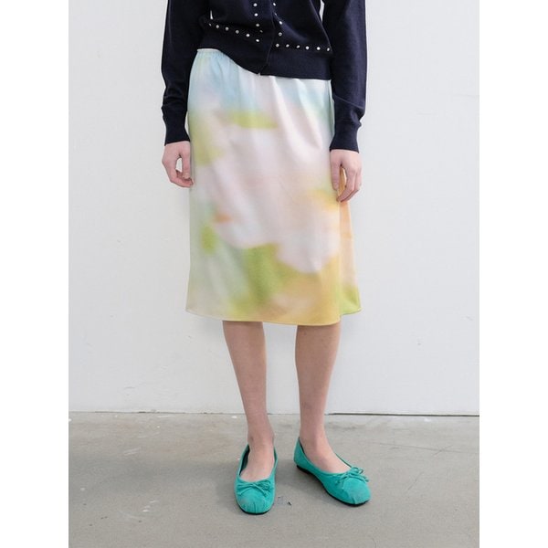 [2차 리오더] Floral Printed Skirt (Yellow Floral)