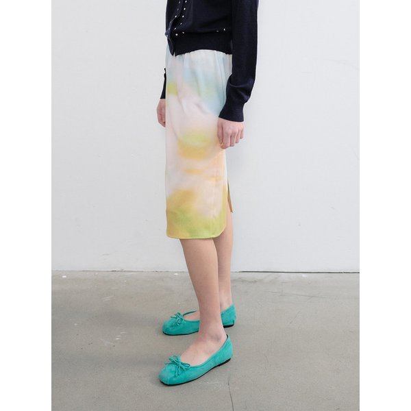 [2차 리오더] Floral Printed Skirt (Yellow Floral)