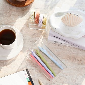 JAJU 투명 깔끔 아크릴 수납함 16.4x8.2x5cm J52N903105900