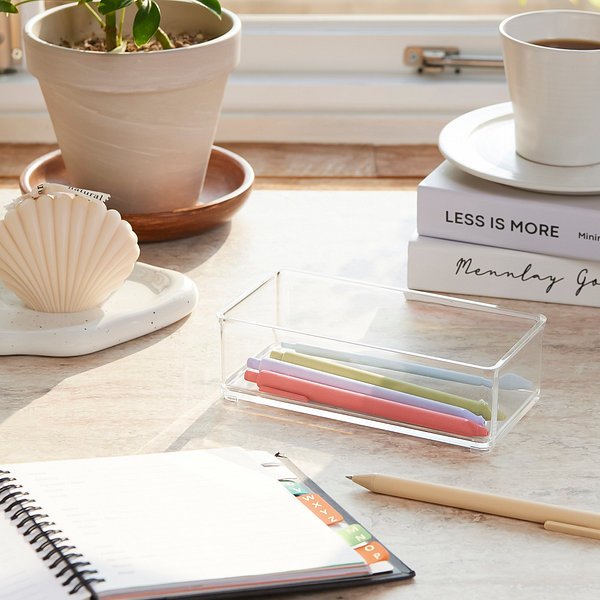 투명 깔끔 아크릴 수납함 16.4x8.2x5cm J52N903105900