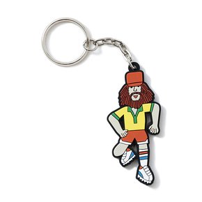 RUN IS GOOD RUBBER KEYCHAIN