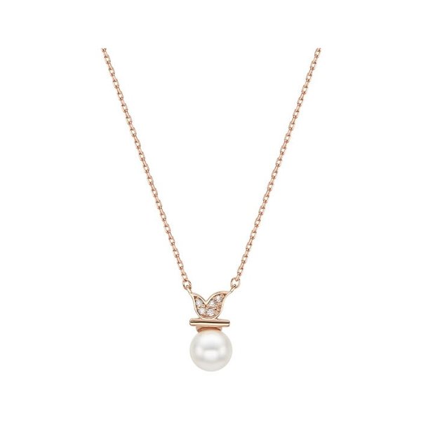 베니튤리 진주 실버핑크 목걸이 TNSSVP10595S