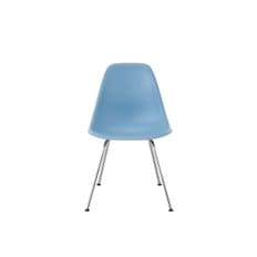 [허먼밀러 공식딜러] Eames Molded Plastic Side Chair, 4-Leg (Pale Blue/Chrome)