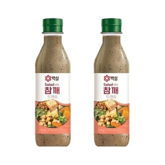 CJ제일제당 백설 참깨드레싱 550g x2개