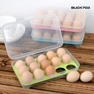 벅703 계란케이스 15구/휴대용 계란케이스/캠핑용품