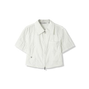 Mini Femi Pleats Shirts Zip-up -  3COL