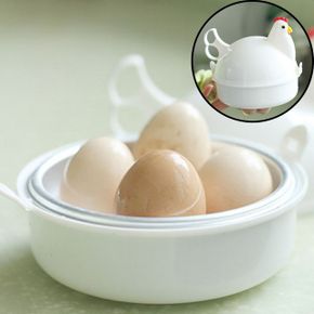 계란쌂기 달걀삶기 전자레인지용찜기 X ( 2매입 )