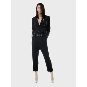 Single-Breasted Wool-Twill Tailoring Jumpsuit(UNISEX)_UTP-FJ01