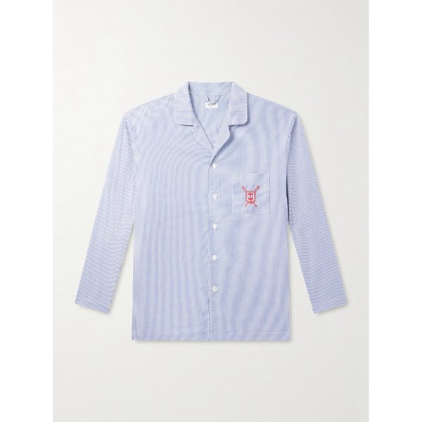 가이아 캐시미어 스트라이프 코튼 파자마 세트 46376663162977050