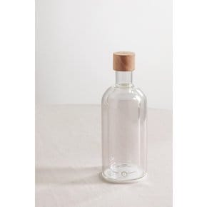 Glass And Walnut Wood Bottle 투명 1647597283559018