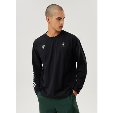 르꼬끄 [이월][60% OFF] 씨클리즘 긴팔티 (QP123CRL31_BLK) / 남여공용