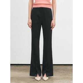 FRONT SLIT WOOL TAILORED PANTS [3COLORS]