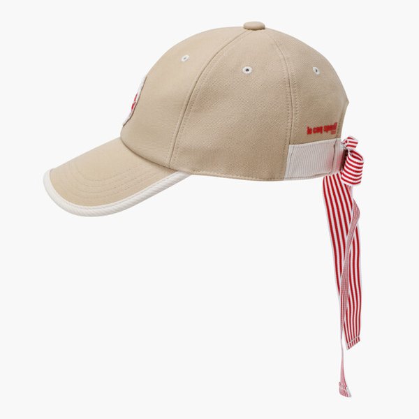 [여주점] 여성 리본 포인트 볼캡 GR122LCP11 BEGE