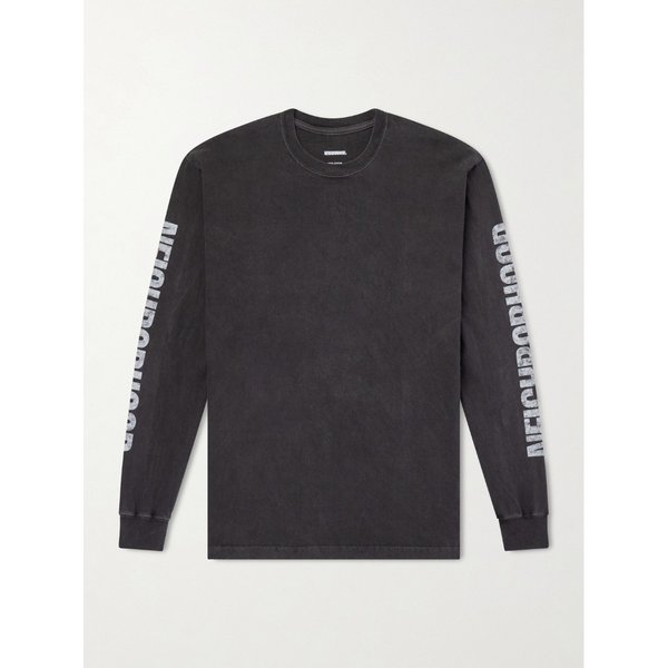 네이버후드 로고 프린트 코튼 저지 티셔츠 46376663163075093