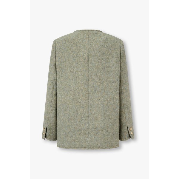 울 블렌드 아웃 포켓 미디 자켓 7255410101131
