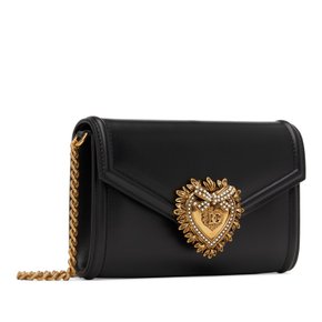 Dolce & Gabbana 블랙 미니 디보션 숄더백 BI2931 AV893 80999 Nero