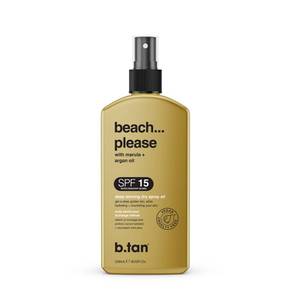 비탠 딥 태닝 드라이 스프레이 오일 SPF15 b.tan beach please 8oz(236ml)