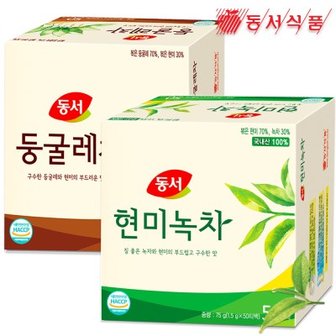 텐바이텐 동서 현미녹차 50T+둥굴레차 50T