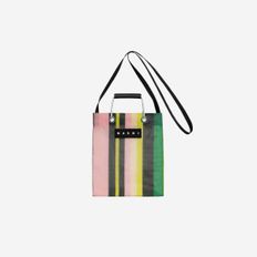 마켓 스트라이프 숄더백 미니 올리브 그린 Marni Market Stripe Shoulder Bag Mini Olive