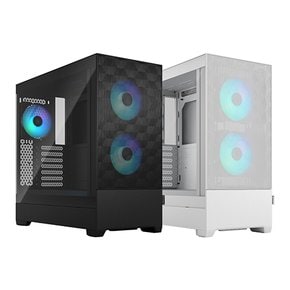 [서린공식] Fractal Design Pop Air RGB Clear 강화유리 블랙