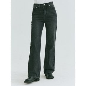 BIOSTONE SEMI BOOTCUT DENIM [BLACK]