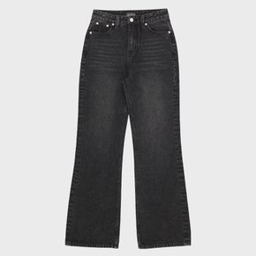 BIOSTONE SEMI BOOTCUT DENIM [BLACK]