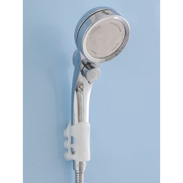 무타공 원터치 샤워기 거치대 흡착식 홀더 걸이 1+1