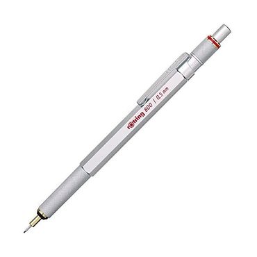  미국 로트링 샤프 Rotring 800 Drafting Pencil 0.5 mm Silver Body 1364756