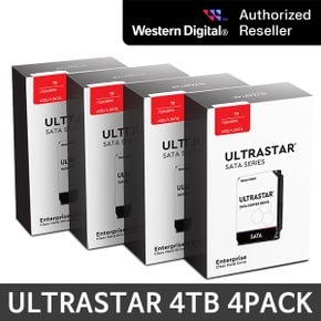 [WD공식판매점] WD ULTRASTAR DC HC310 패키지 4TB 4PACK HDD 하드디스크