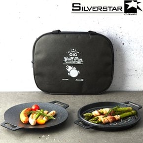 [BIZ][SILVERSTAR] 실버스타 오아이씨 아웃도어 캠핑용 그리들팬 24cm-3종