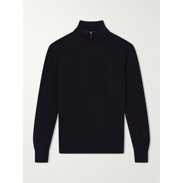 코튼 하프 집업 스웨터 46376663163067648