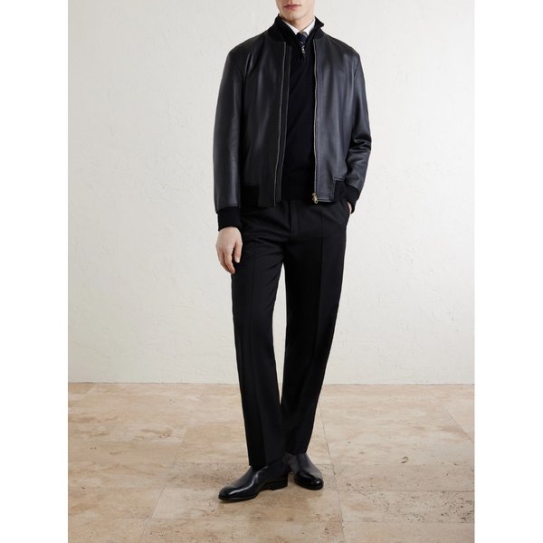 코튼 하프 집업 스웨터 46376663163067648