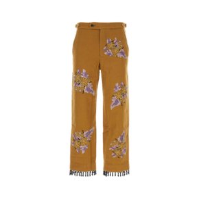 [보디] Trousers MRF23BT013 BROWNMULTI Brown