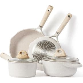 독일 까로떼 냄비 CAROTE Pan Set 6 Pieces Pans 24/20 cm Saucepan 1.5 L Pot Pots 2.3 with Li